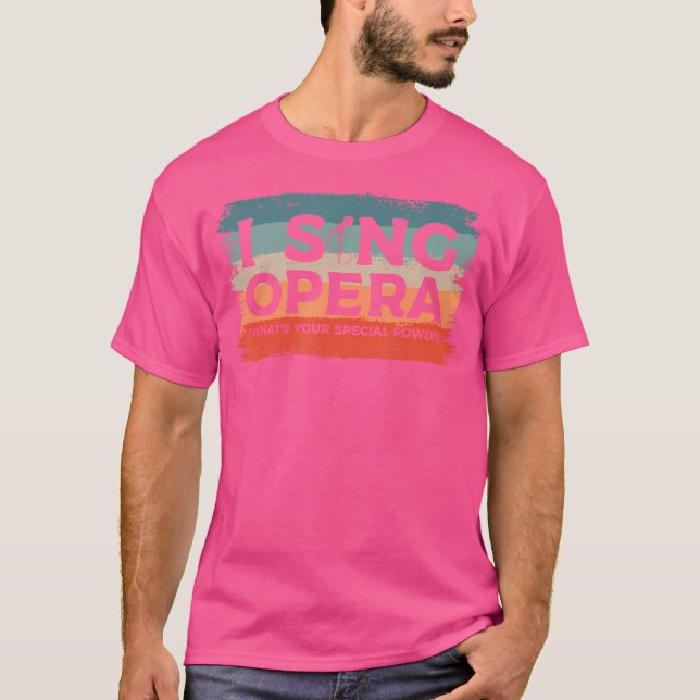 Camiseta Canto Ópera Cuál Es Tu Poder Especial Músico Ch (Anverso)
