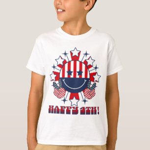 Camiseta Canto patriótico Happy Face - signo de paz Feliz 4
