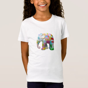 Camiseta Canto retro de elefante lindo