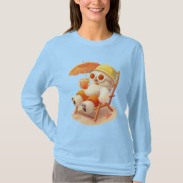 Camiseta Canto sonriente - Modo playa activado