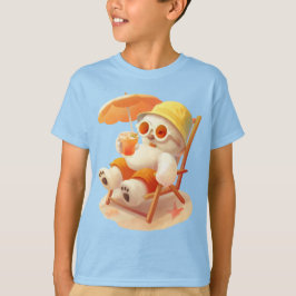 Camiseta Canto sonriente - Modo playa activado