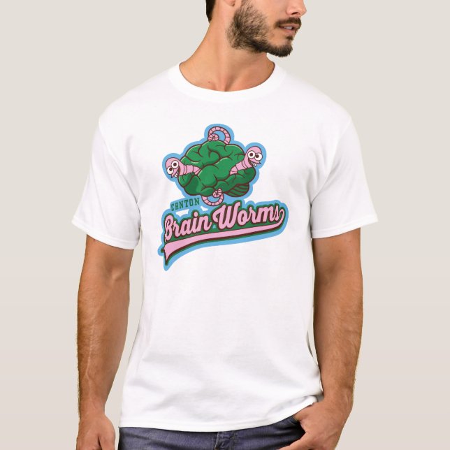 Camiseta Canton Brain Worms Doble cara (Anverso)