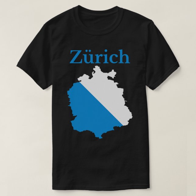 Camiseta Cantón de Zurich Suiza (Diseño del anverso)
