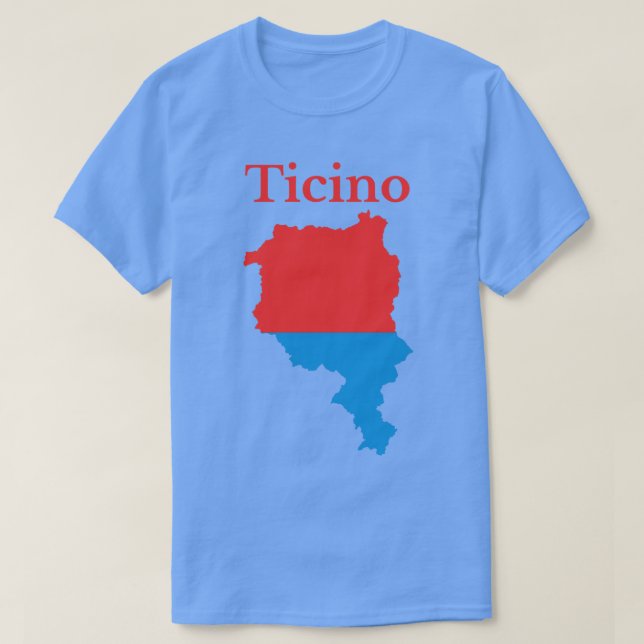 Camiseta Cantón Ticino Suiza (Diseño del anverso)
