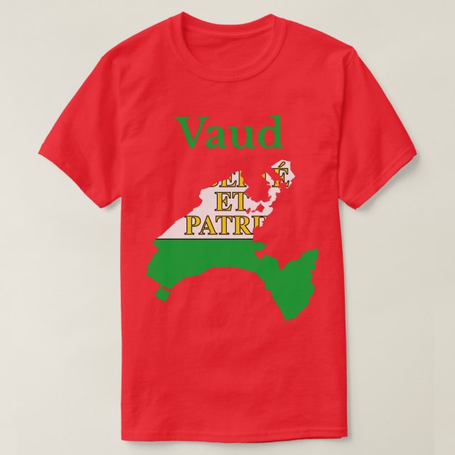 Camiseta Cantón Vaud Suiza (Diseño del anverso)