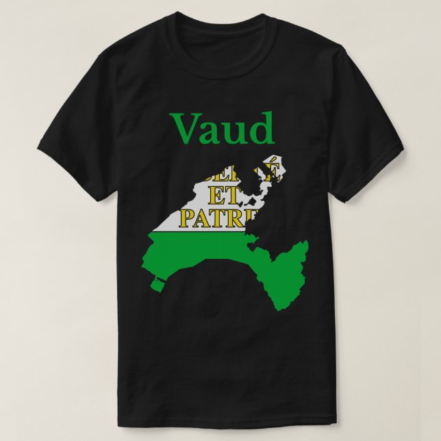 Camiseta Cantón Vaud Suiza (Diseño del anverso)