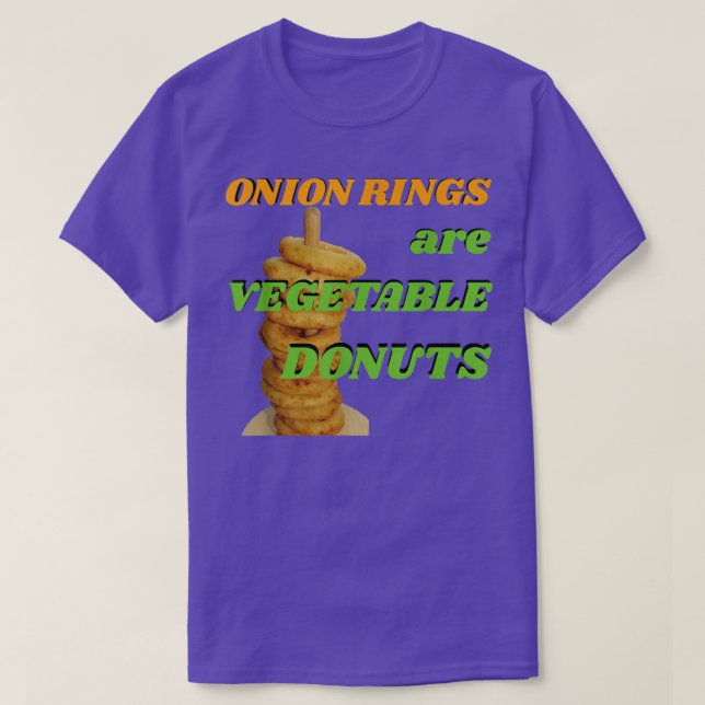 Camiseta Cantos De Cebolla Graciosos Para Vegetables Donuts (Diseño del anverso)