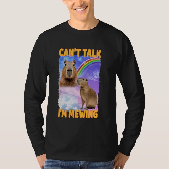 Camiseta Canu2019t Charla que estoy masticando a Capybara (Anverso)