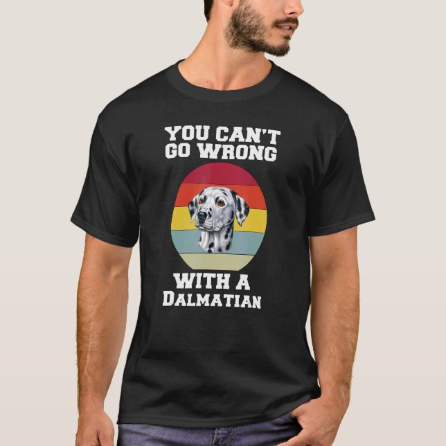 Camiseta Canu2019t Perro dálmata que se equivoca con un dal (Anverso)