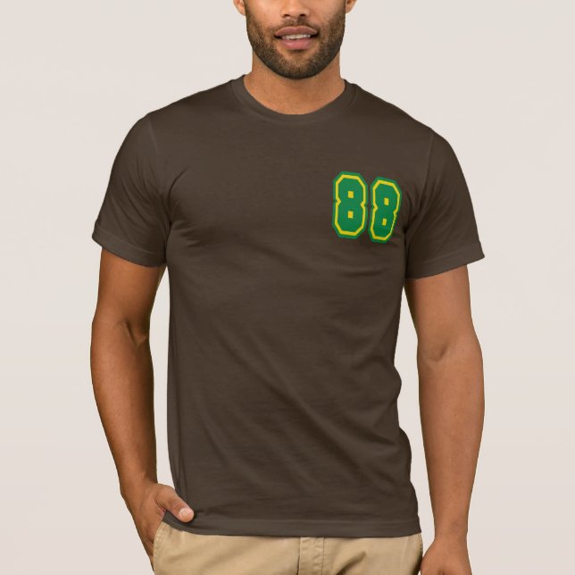 Camiseta Canvas Bella Básica para hombres (Brown) (Anverso)