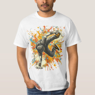 Camiseta Canvas urbanas 2.0: Reimaginación de la ruptura
