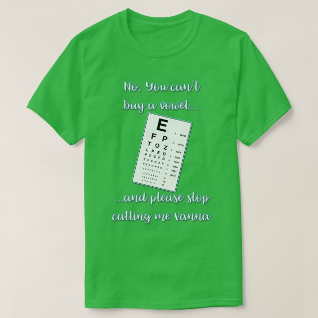 Camiseta Canx27t Comprar Un Profesional De Ojos Gracioso De (Diseño del anverso)