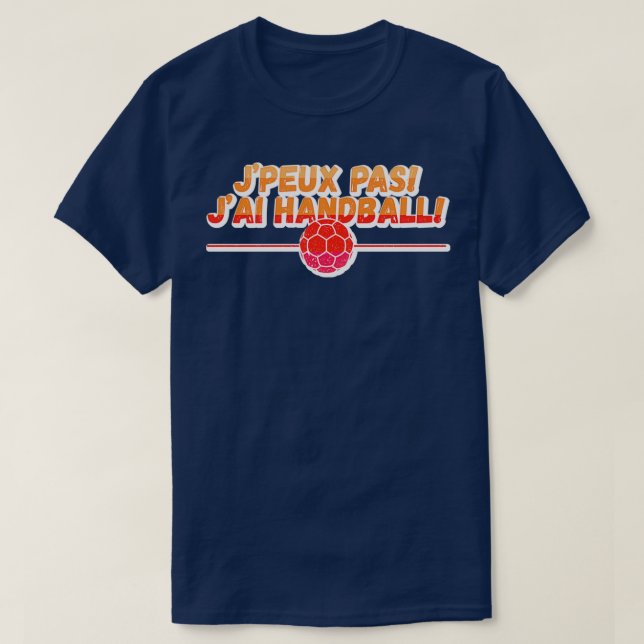 Camiseta Canx27t Juego al balonmano divertido cita 2 (Diseño del anverso)
