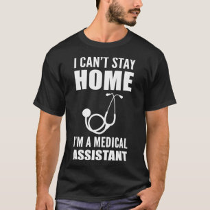 Camiseta Canx27t permanecer en casa Regalo médico Frontline