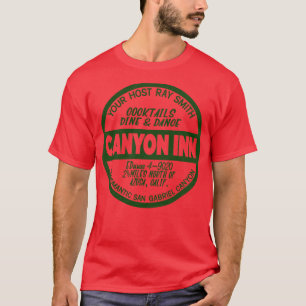Camiseta Canyon Inn San Gabriel Retro Motel Califor