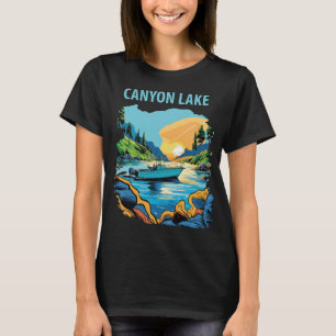 Camiseta Canyon Lake Arizona Azul Viaje