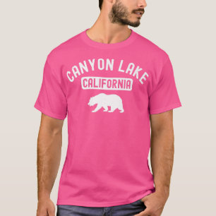 Camiseta Canyon Lake California Bandera de los Estados Unid