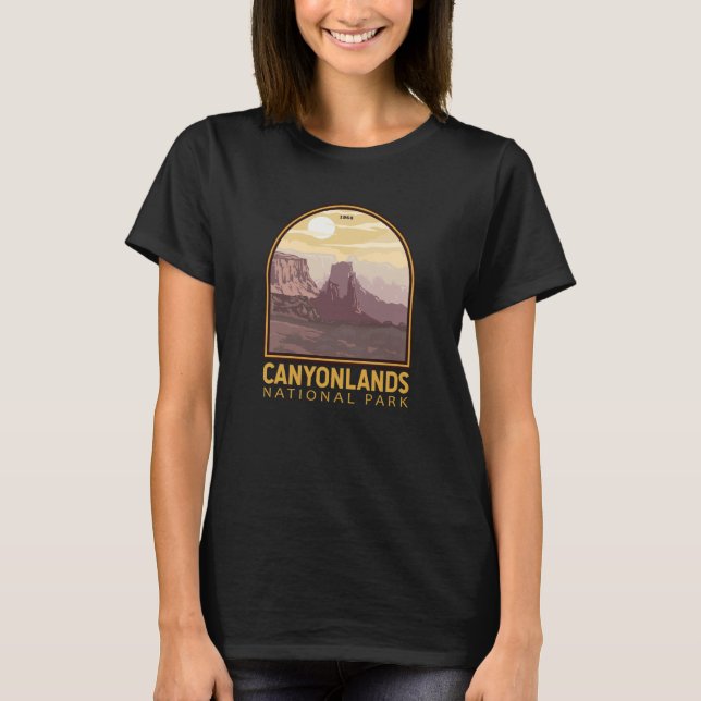 Camiseta Canyonlands National Park Vintage Emblem (Anverso)