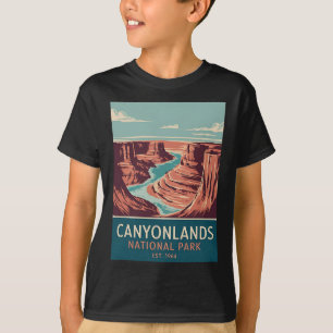 Camiseta Canyonlands Parque Nacional Camping Vintage Sender
