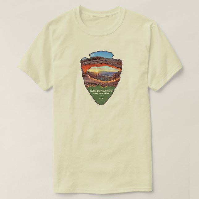 Camiseta Canyonlands Parque Nacional Mesa Arch Punta de Fle (Diseño del anverso)