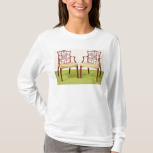 Camiseta Caoba de Chippendale que cena sillas