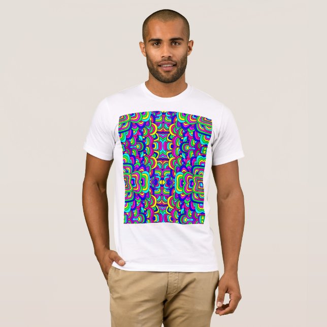 Camiseta Caos colorido 5 (Anverso completo)