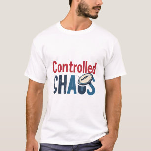 Camiseta Caos Controlado – Tipografía Gráfica de Rugby