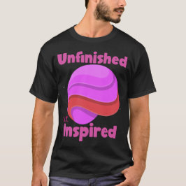 Camiseta Caos creativo inspirado aunque inacabado
