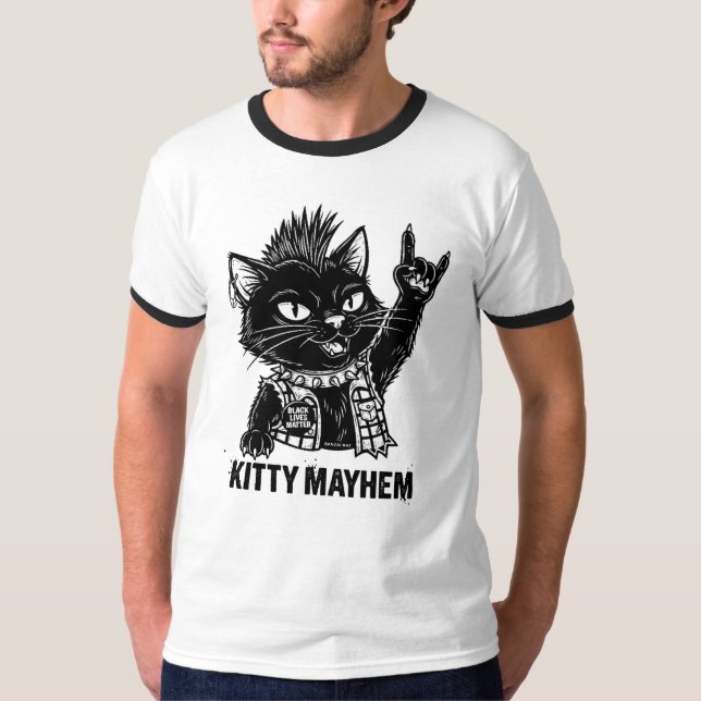 Camiseta Caos de Gatito (Anverso)