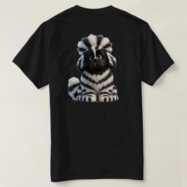 Camiseta Caos de Rizos (Reverso del diseño)