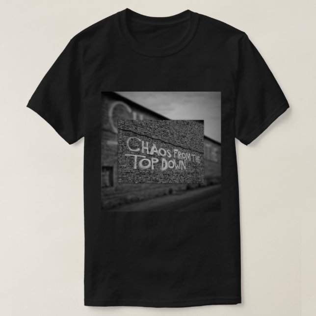 Camiseta Caos estereofónico desde arriba (Diseño del anverso)