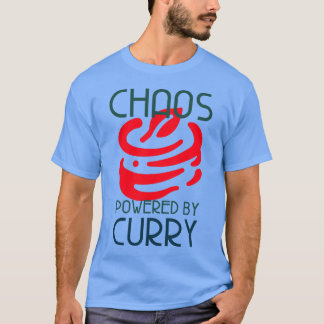 Camiseta Caos impulsado por el amante del curry de currys