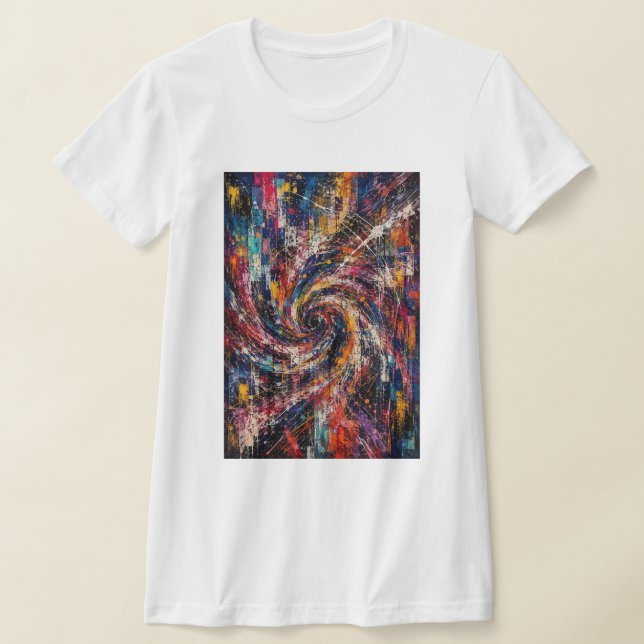Camiseta Caos Infinito | Vórtice Abstracto (Distribución)