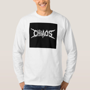Camiseta Caos - Juego de declaraciones en negrita