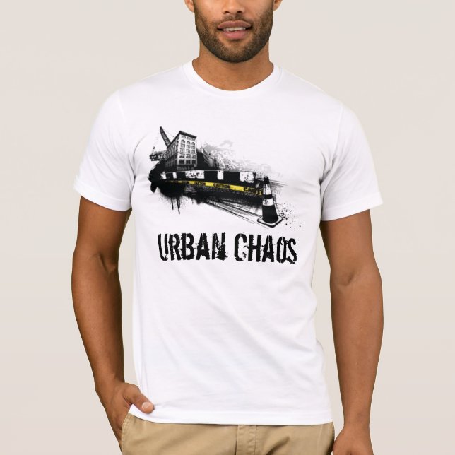 Camiseta Caos urbano (Anverso)