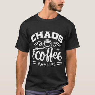 Camiseta Caos y café