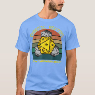 Camiseta Caótico Neutral Kinda Care Kinda no juega