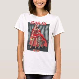 Camiseta Capa con capucha roja - lobo más doméstico