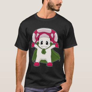 Camiseta Capa de Halloween de champiñón