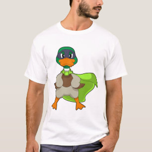 Camiseta Capa de héroe de pato