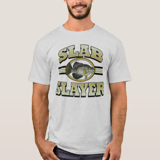 Camiseta Capa de losa (Pescado Crappie)