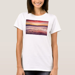 Camiseta Capa de mar y muelle al atardecer, CA