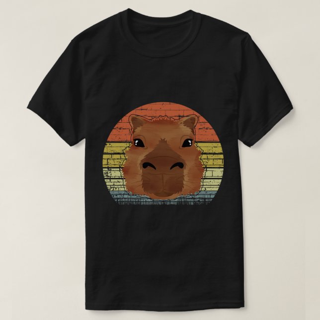 Camiseta Capa divertida animal de Capibara Lover Cute Capib (Diseño del anverso)