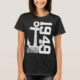 Camiseta Capacidad de 73 años 1949 Marinero Cumpleaños 73