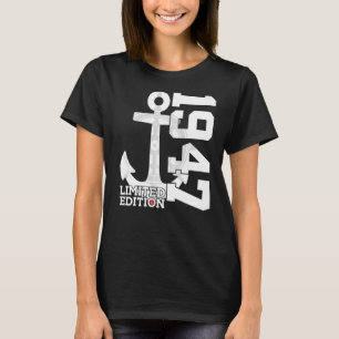 Camiseta Capacidad de 75 años Marinero de 1947 Cumpleaños 7