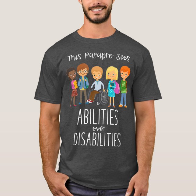 Camiseta Capacidades Paraprofesionales de Educación Especia (Anverso)