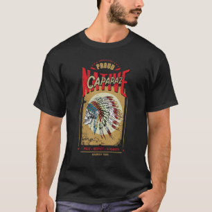 Camiseta Caparaz Nativo Estadounidense Tribu indígena Guerr