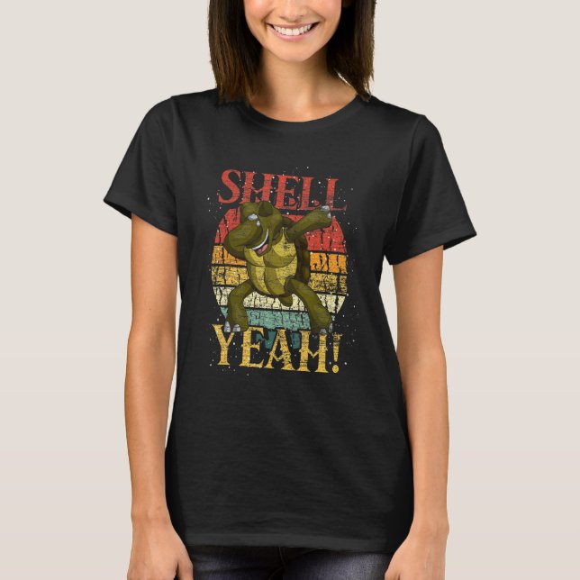 Camiseta Caparazón Sí divertida idea de amante de animales  (Anverso)