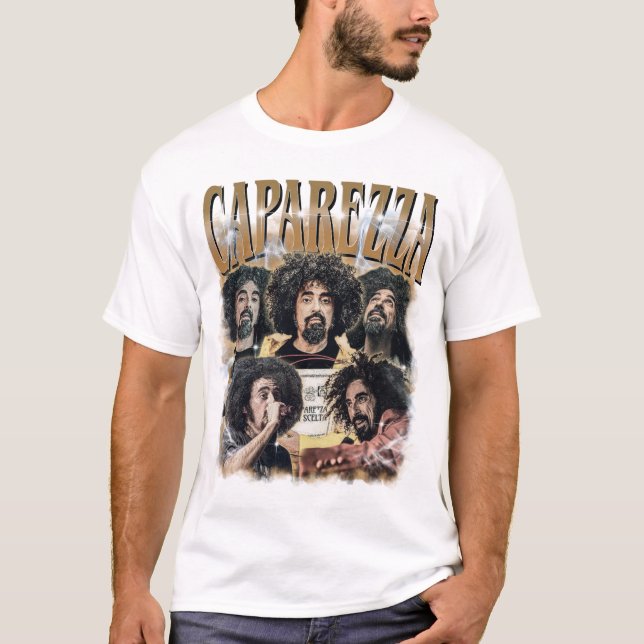 Camiseta Caparezza - Italian rapper (Anverso)