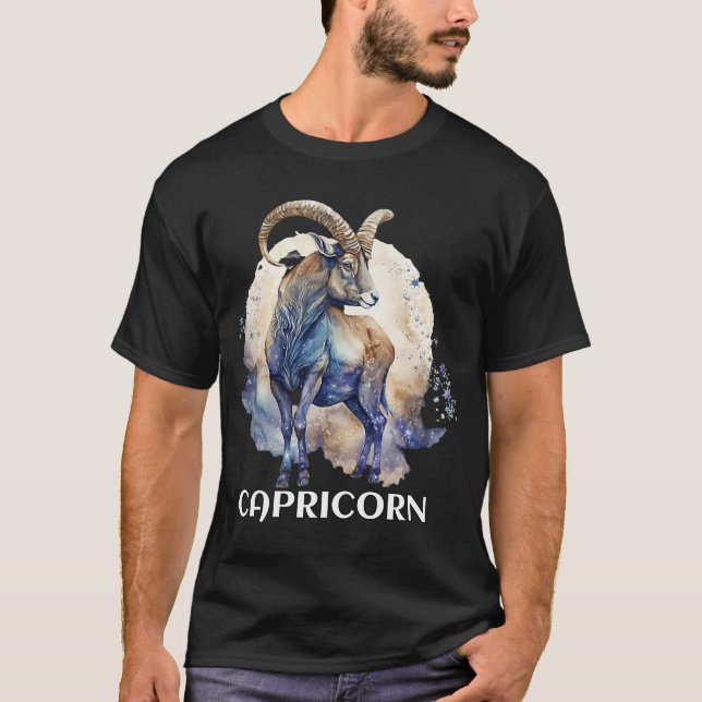 Camiseta Capas de Capricornio Zodiac Saturn Ruló Astrológic (Anverso)